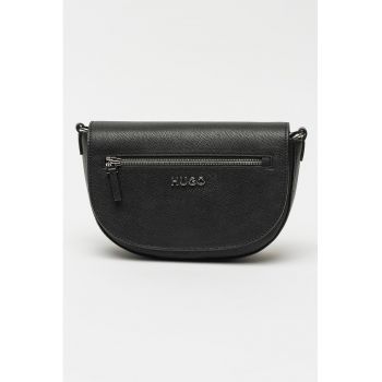 Geanta crossbody de piele ecologica cu clapa