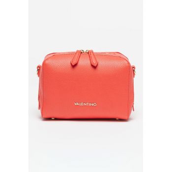 Geanta crossbody de piele ecologica cu logo in relief Pattie