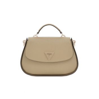 Geanta crossbody de piele ecologica cu logo Jazlynn