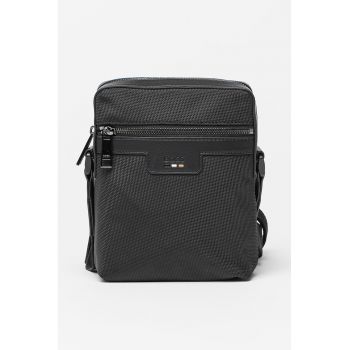 Geanta crossbody din material textil cu aspect texturat Ray