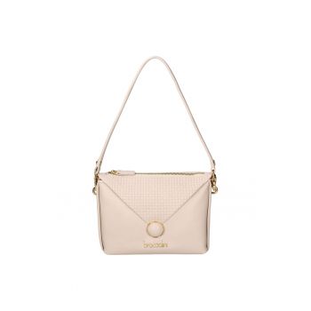 Geanta crossbody din piele cu bareta din lant 207979
