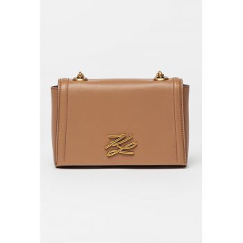 Geanta crossbody din piele cu bareta din lant Autograph
