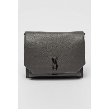 Geanta crossbody din piele ecologica cu clapa