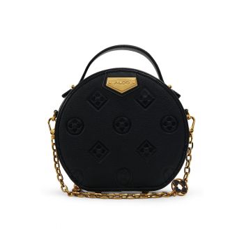 Geanta crossbody din piele ecologica cu detalii in relief Aluma
