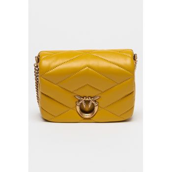 Geanta crossbody din piele Love Click Puff