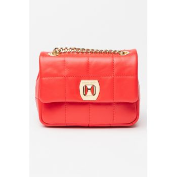 Geanta crossbody matlasata din piele Celeste