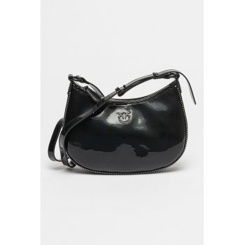 Geanta de piele ecologica mica Half Moon