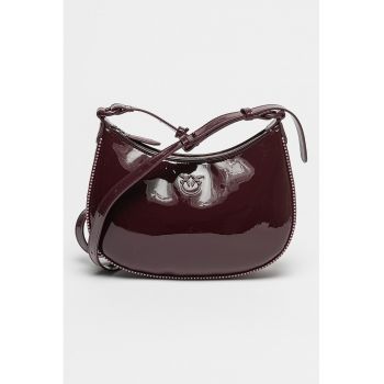 Geanta de piele ecologica mica Half Moon