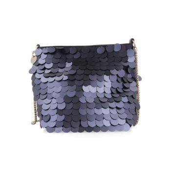 Geanta de umar cu paiete - Rosu/Albastru