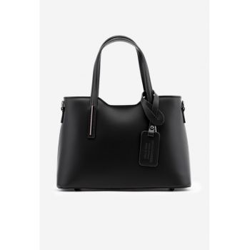 Geanta neagra din piele