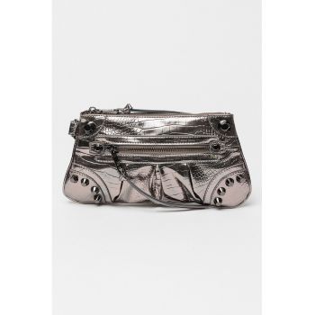 Geanta plic cu model piele de crocodil Dova