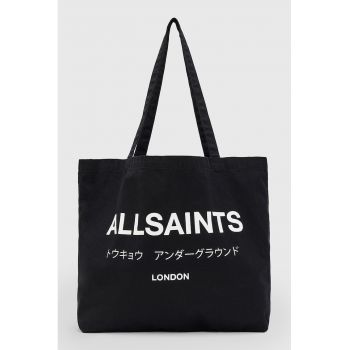 Geanta shopper cu logo Underground