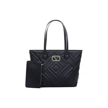 Geanta tote de piele ecologica cu etui detasabil