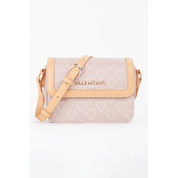 Geata crossbody de piele ecologica si clapa Lady Re