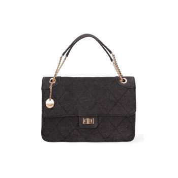 Geanta crossbody cu barete lant