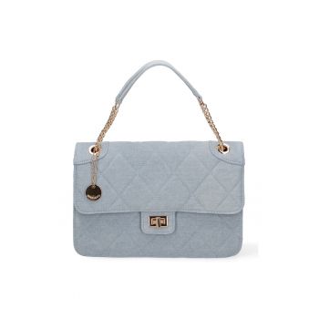 Geanta crossbody cu barete lant