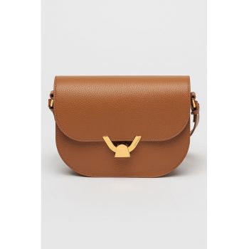 Geanta crossbody de piele cu bareta ajustabila Dew