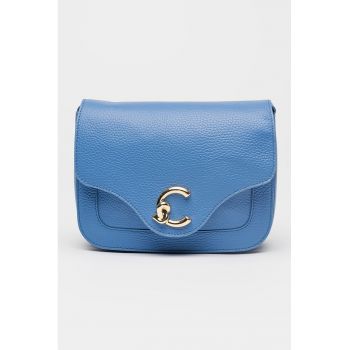 Geanta crossbody de piele cu logo C-Me