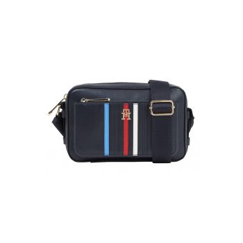 Geanta crossbody de piele ecologica cu buzunar exterior