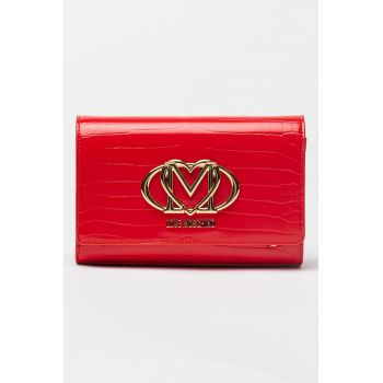 Geanta crossbody de piele ecologica cu logo