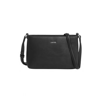 Geanta crossbody de piele ecologica cu logo