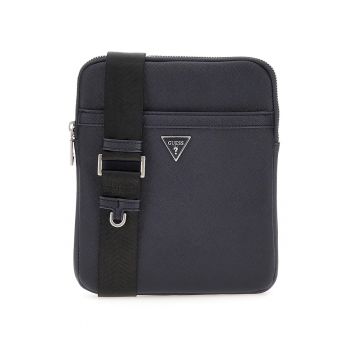 Geanta crossbody de piele ecologica cu logo Certosa