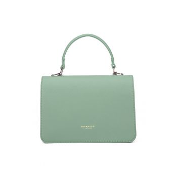 Geanta crossbody de piele ecologica cu logo discret
