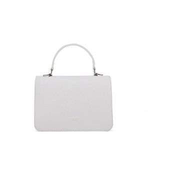 Geanta crossbody de piele ecologica cu logo discret