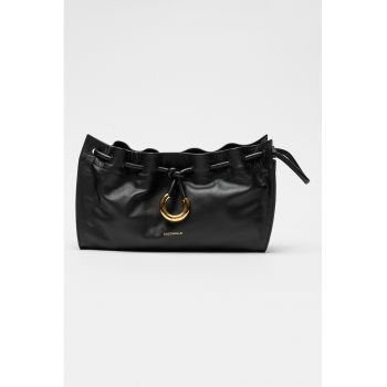 Geanta crossbody din piele cu lant