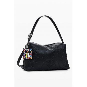 Geanta crossbody din piele ecologica cu logo Mickey Mouse