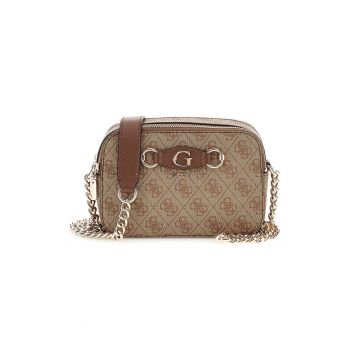 Geanta crossbody din piele ecologica cu model monograma Ever