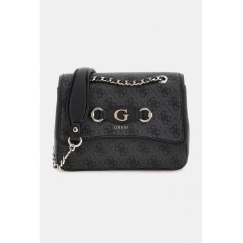 Geanta crossbody din piele ecologica cu model monograma Ever