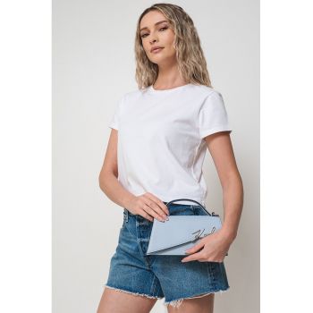 Geanta crossbody din piele Signature Slim