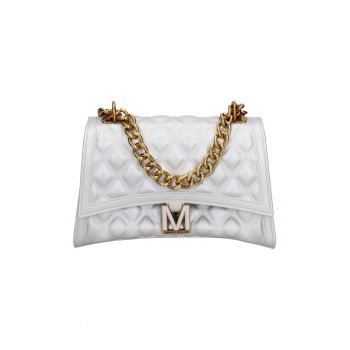 Geanta crossbody matlasata cu clapa