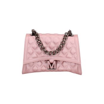 Geanta crossbody matlasata cu clapa