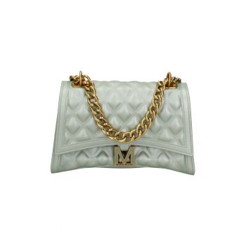 Geanta crossbody matlasata cu clapa