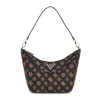 Geanta cu bareta de umar si imprimeu logo Dorys Luxury Satchel