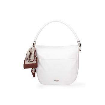 Geanta de mana cu accesoriu esarfa