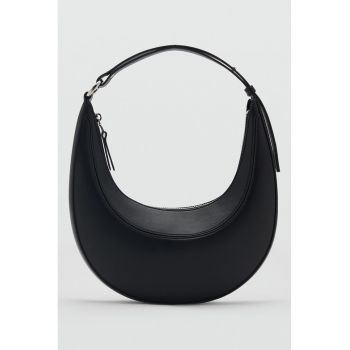 Geanta de piele ecologica cu bareta de umar Crescent Moon