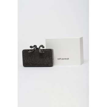 Geanta plic minaudiere cu cristale