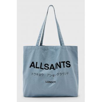 Geanta shopper cu logo Underground