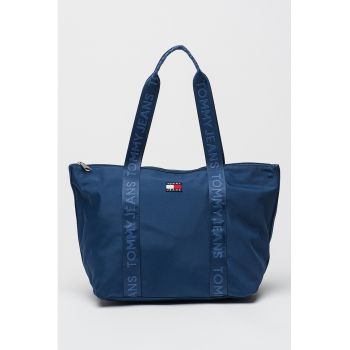 Geanta tote din material textil cu logo