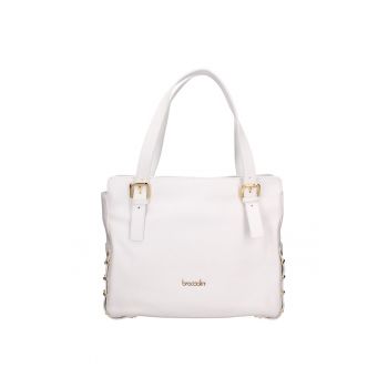 Geanta tote din piele cu lanturi decorative