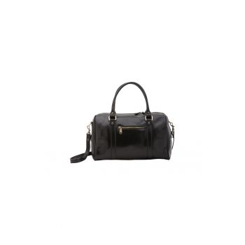 Geanta bowler de piele