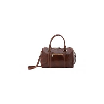 Geanta bowler de piele