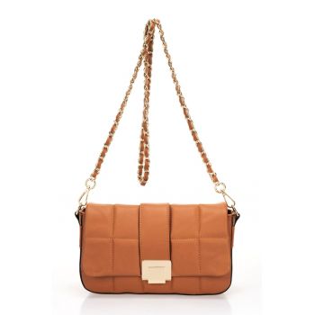 Geanta crossbody cu bareta din lant