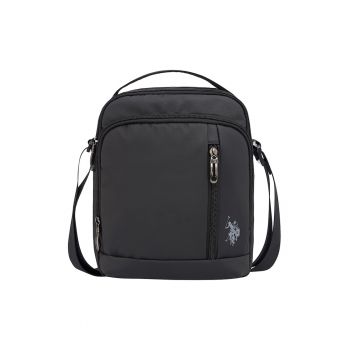 Geanta crossbody cu buzunare cu fermoar