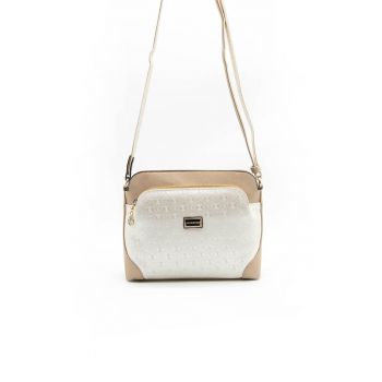 Geanta crossbody cu buzunare cu fermoar