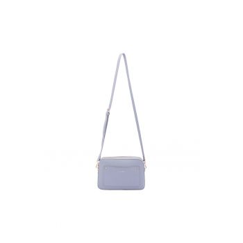 Geanta crossbody cu fermoar si bareta ajustabila