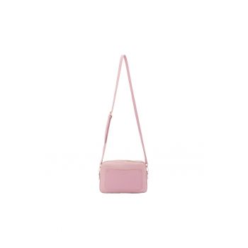 Geanta crossbody cu fermoar si bareta ajustabila